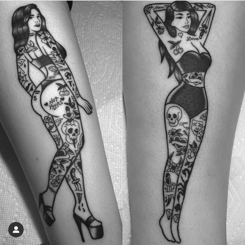 Pin Up Girl Tattoos 46