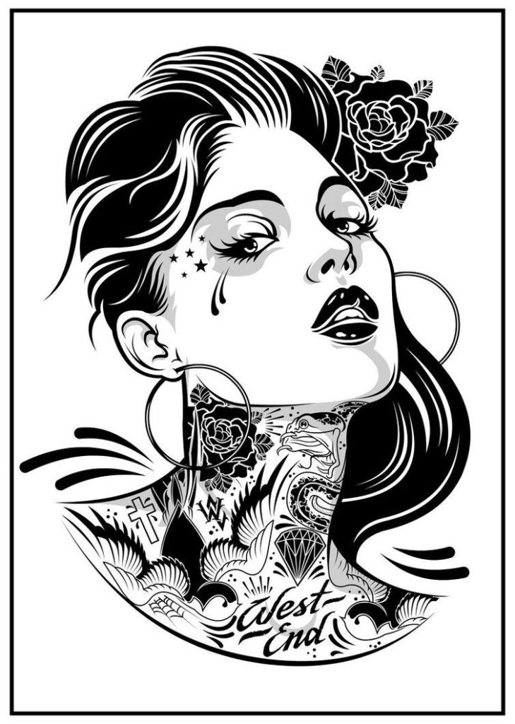 Pin Up Girl Tattoos 49