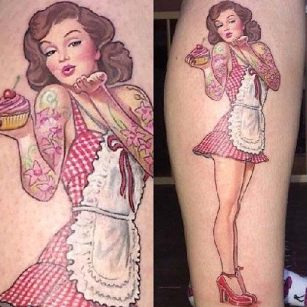 Pin Up Girl Tattoos 5