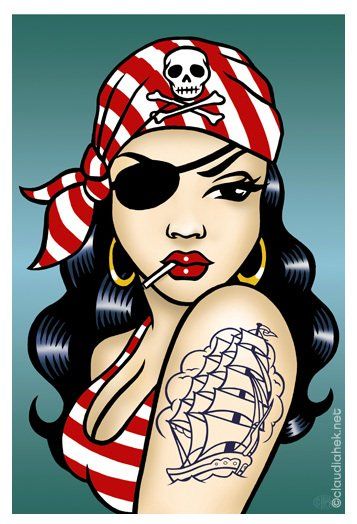Pin Up Girl Tattoos 53
