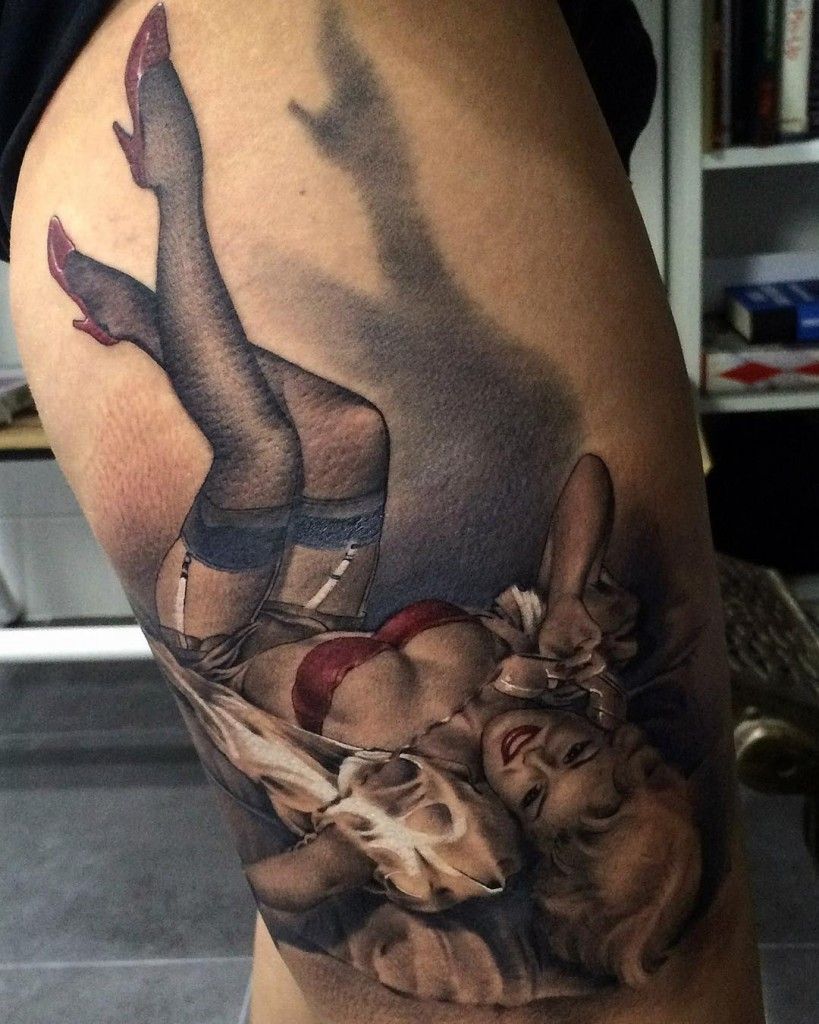 Pin Up Girl Tattoos 56