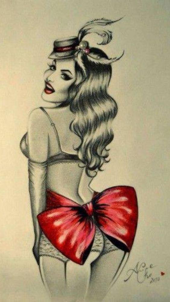Pin Up Girl Tattoos 6
