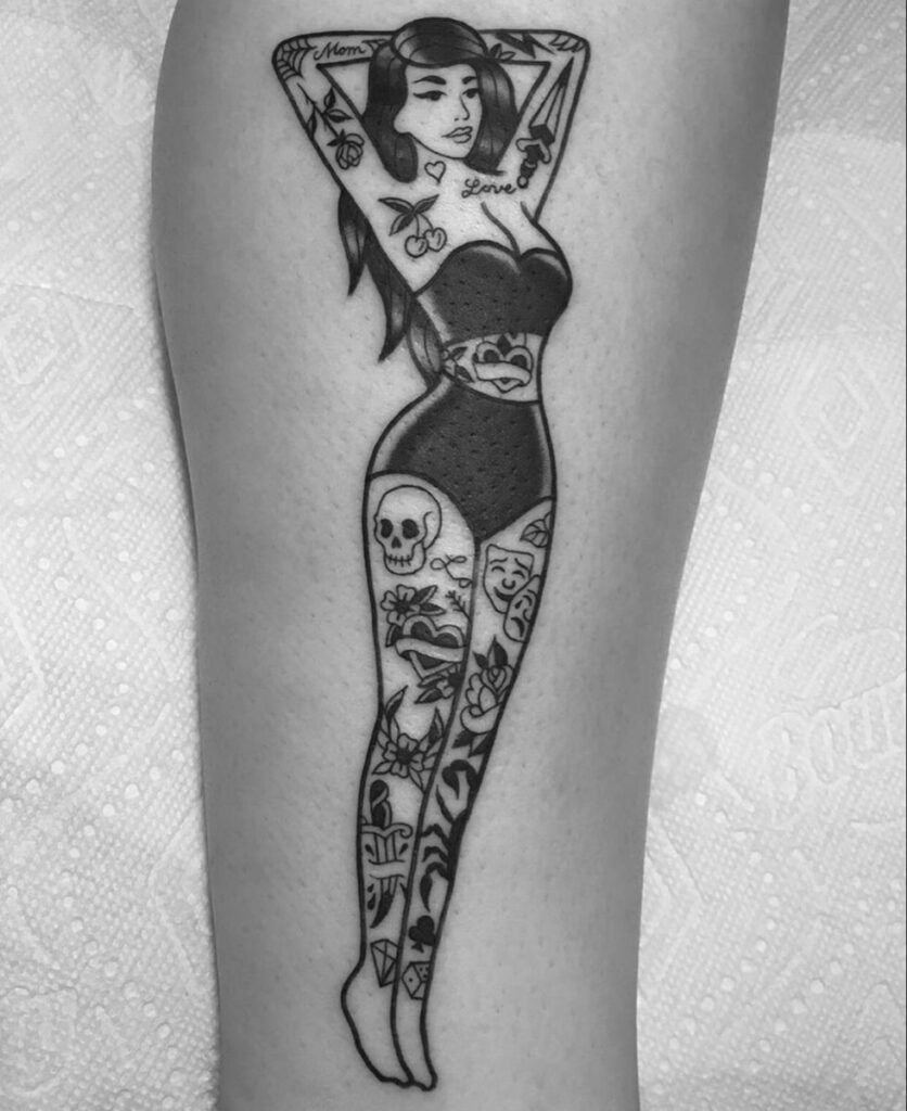Pin Up Girl Tattoos 67