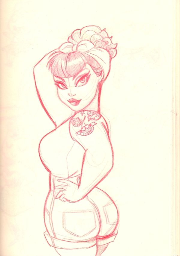Pin Up Girl Tattoos 71