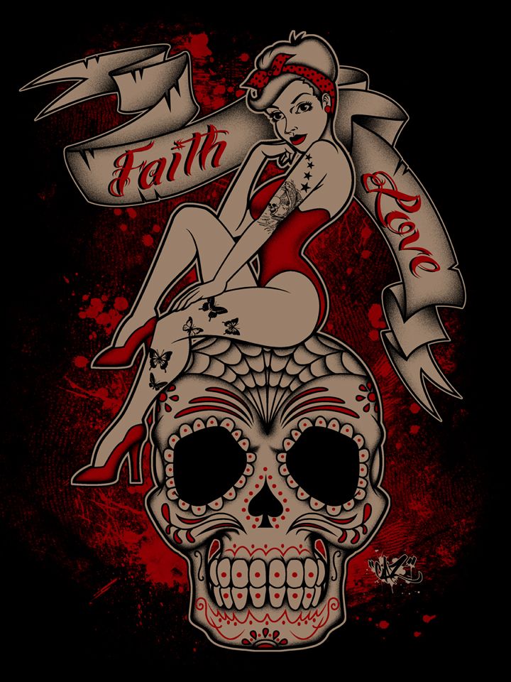 Pin Up Girl Tattoos 72