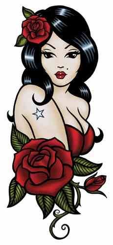 Pin Up Girl Tattoos 8