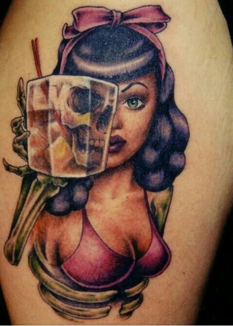 Pin Up Girl Tattoos 81
