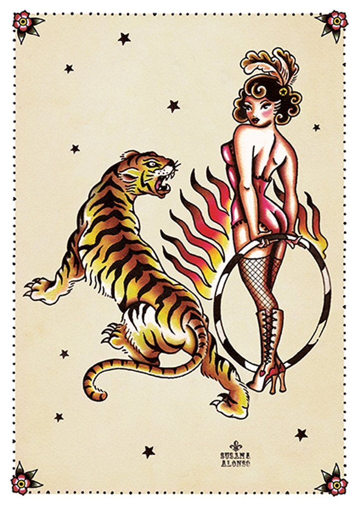Pin Up Girl Tattoos 82