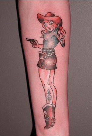 Pin Up Girl Tattoos 84