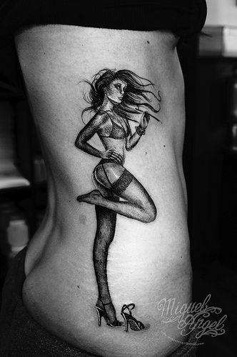 Pin Up Girl Tattoos 93