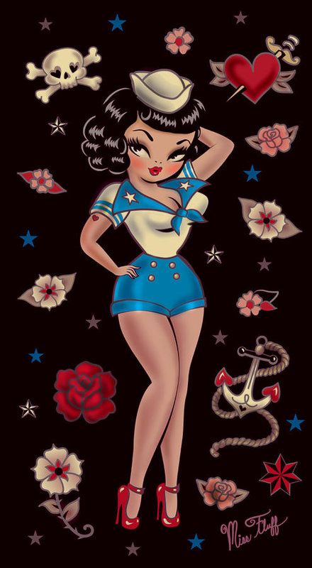 Pin Up Girl Tattoos 94