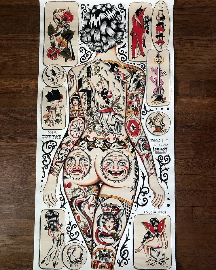 Pin Up Girl Tattoos 97