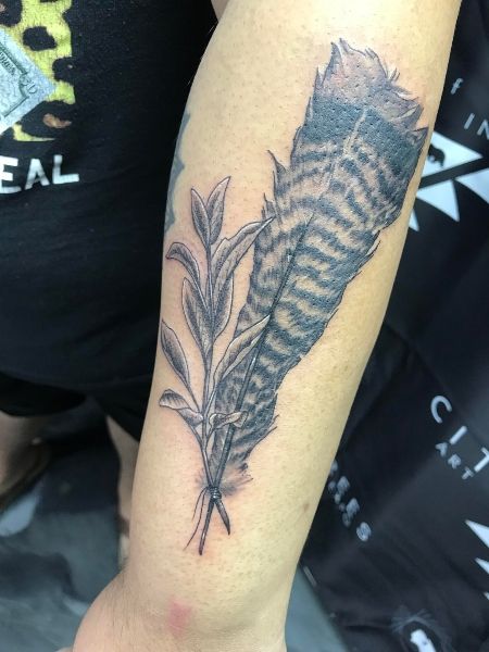 155+ Beautiful Turkey Tattoo Designs (2023) 670 Turkey Tattoo 17