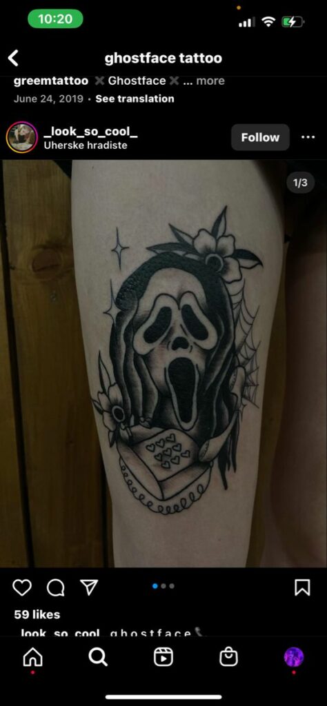 Ghostface Tattoos 109