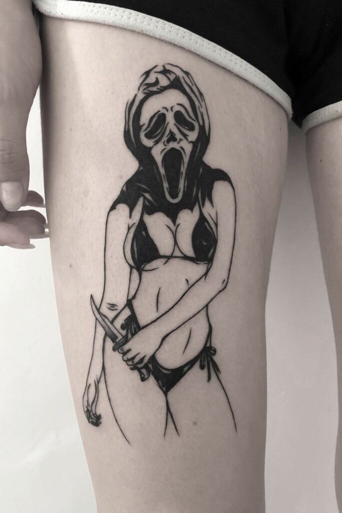 Ghostface Tattoos 170