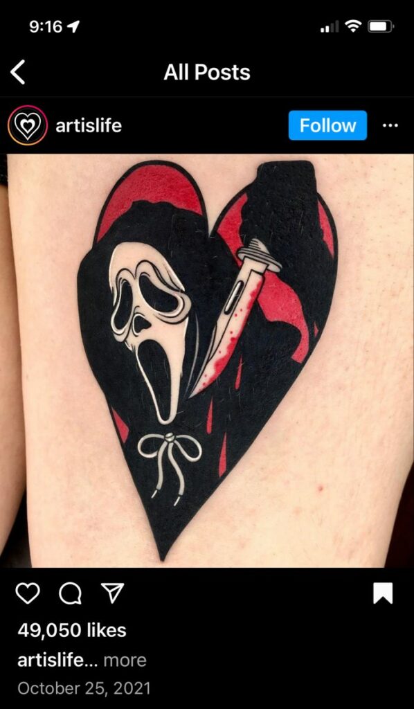 Ghostface Tattoos 22