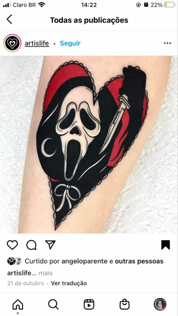 Ghostface Tattoos 92