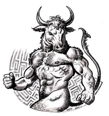 Minotaur Tattoo 108