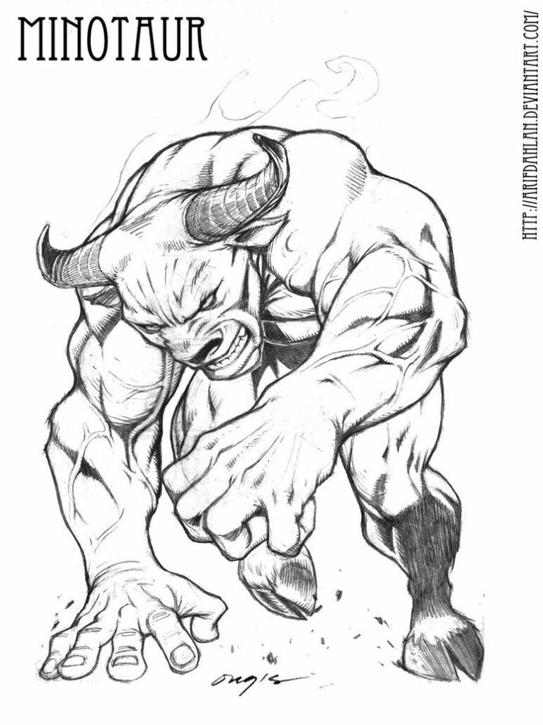 Minotaur Tattoo 11