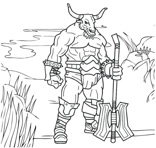 Minotaur Tattoo 14