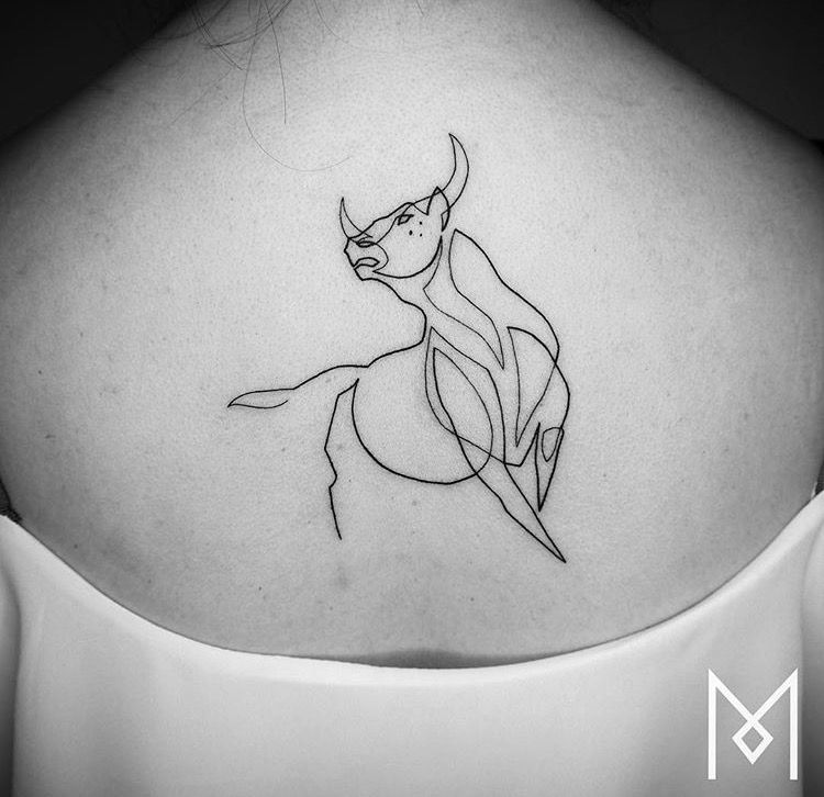 Minotaur Tattoo 160