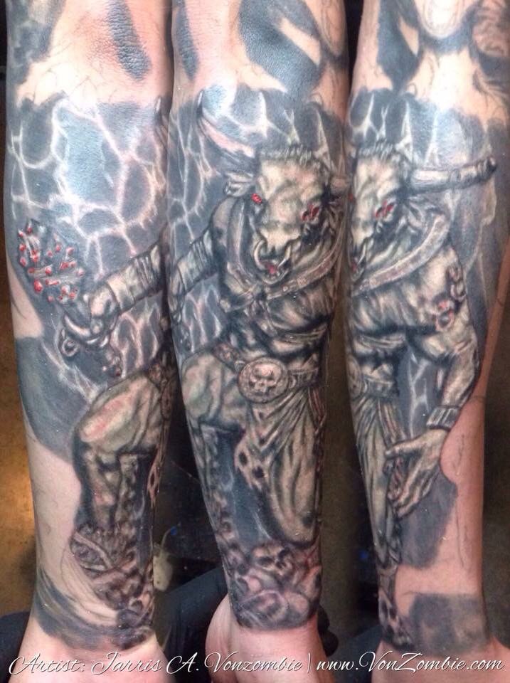 Minotaur Tattoo 163