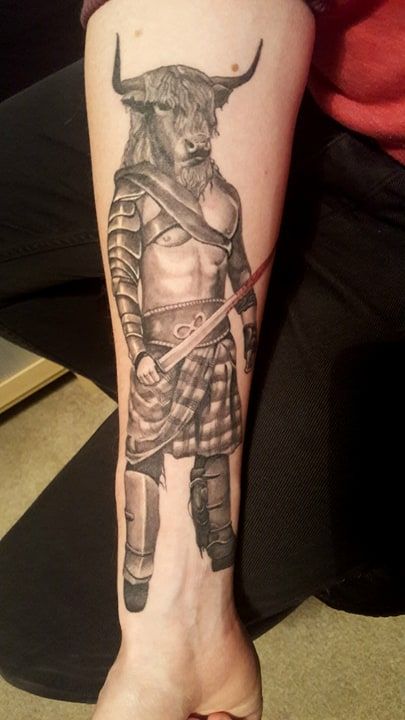Minotaur Tattoo 165
