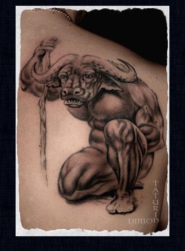 Minotaur Tattoo 175