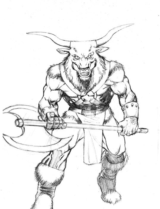 Minotaur Tattoo 30
