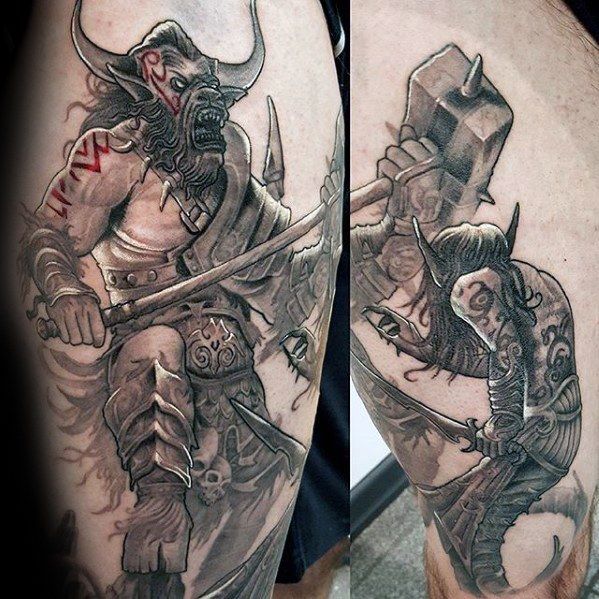 Minotaur Tattoo 53