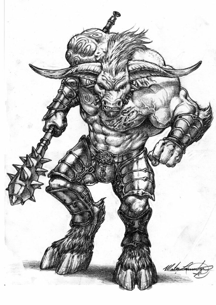 Minotaur Tattoo 57