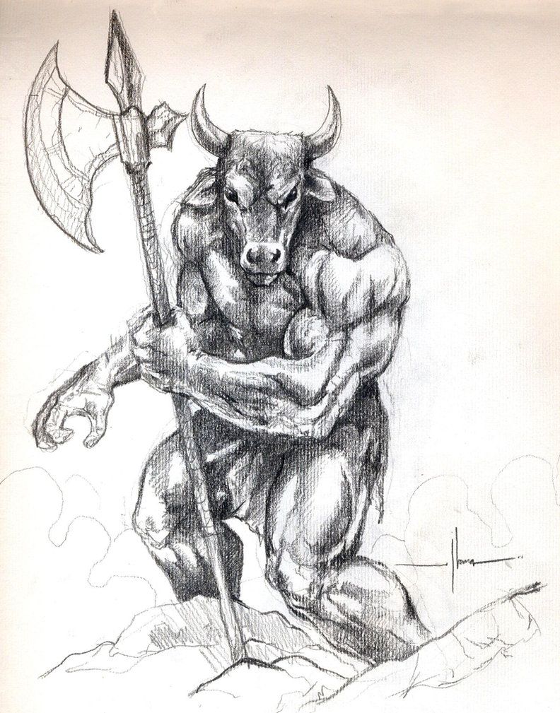 Minotaur Tattoo 78