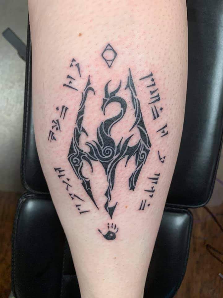 Skyrim Tattoo 123
