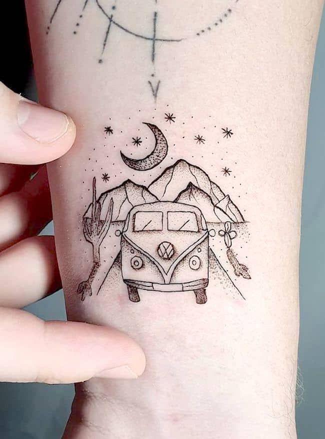 Camping Tattoos 108