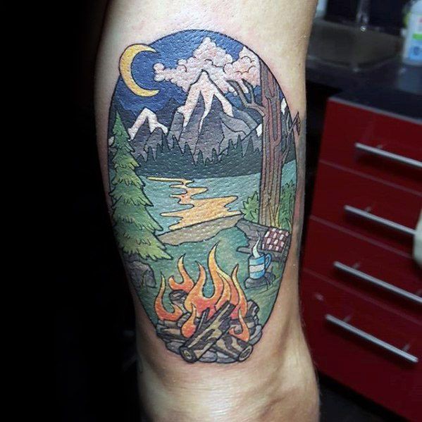 Camping Tattoos 110