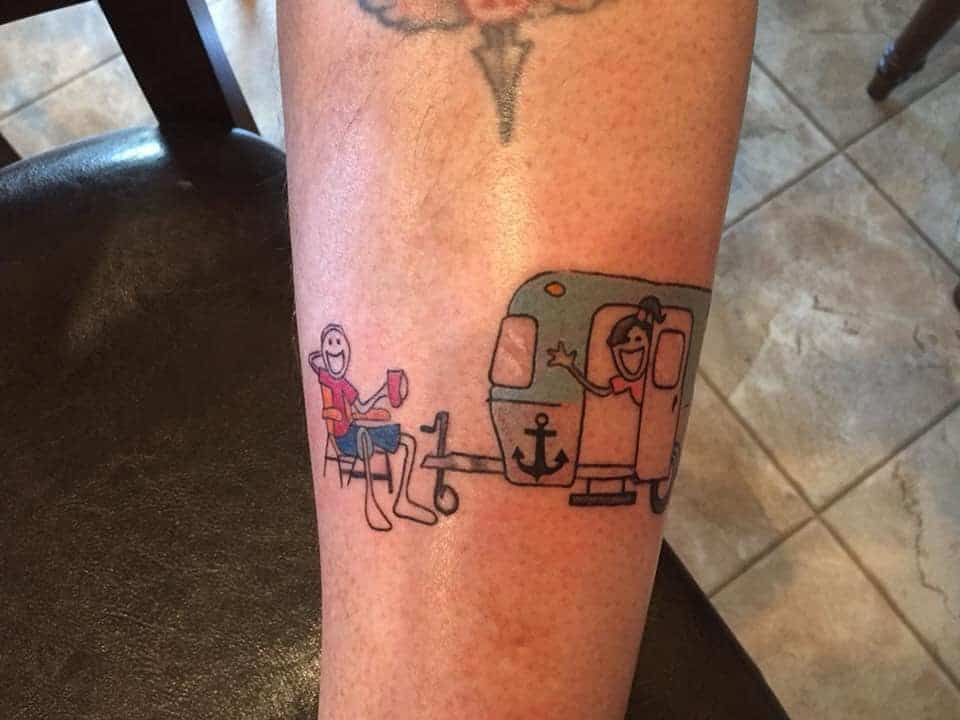 Camping Tattoos 111