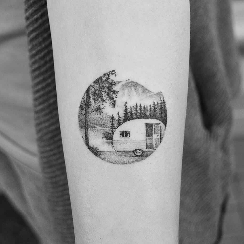 Camping Tattoos 114