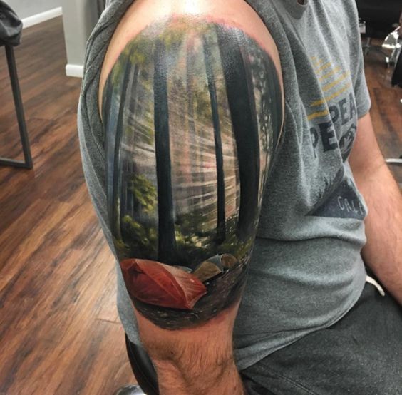 Camping Tattoos 116
