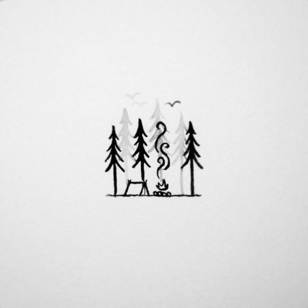 Camping Tattoos 125