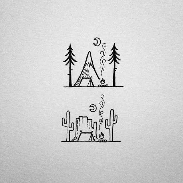 Camping Tattoos 130