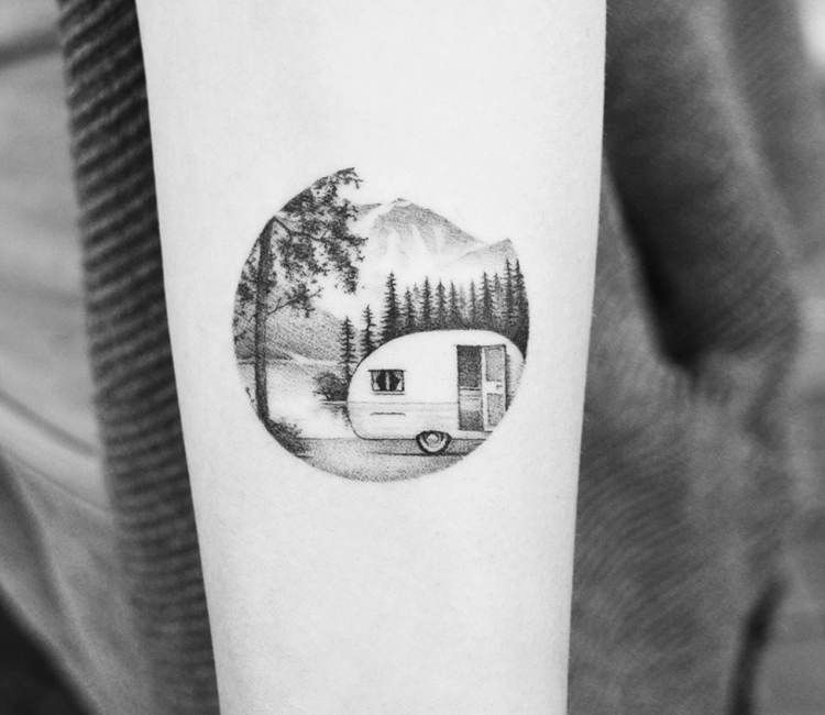 Camping Tattoos 144