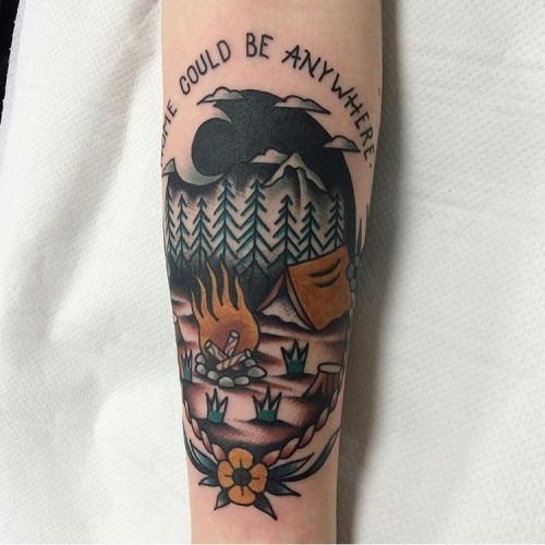Camping Tattoos 152