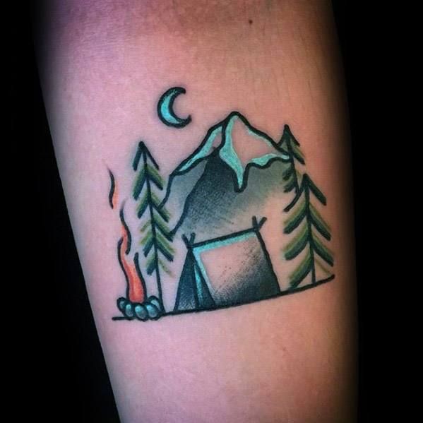 Camping Tattoos 160