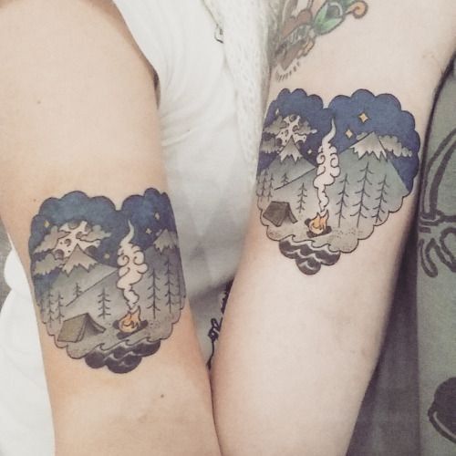 Camping Tattoos 167