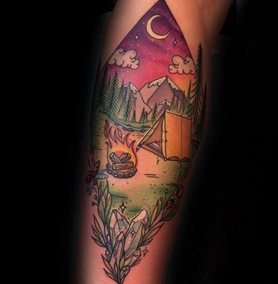 Camping Tattoos 171