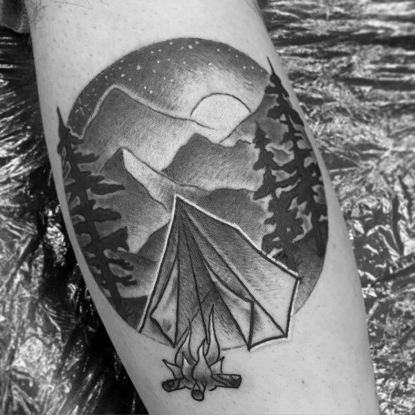 Camping Tattoos 83