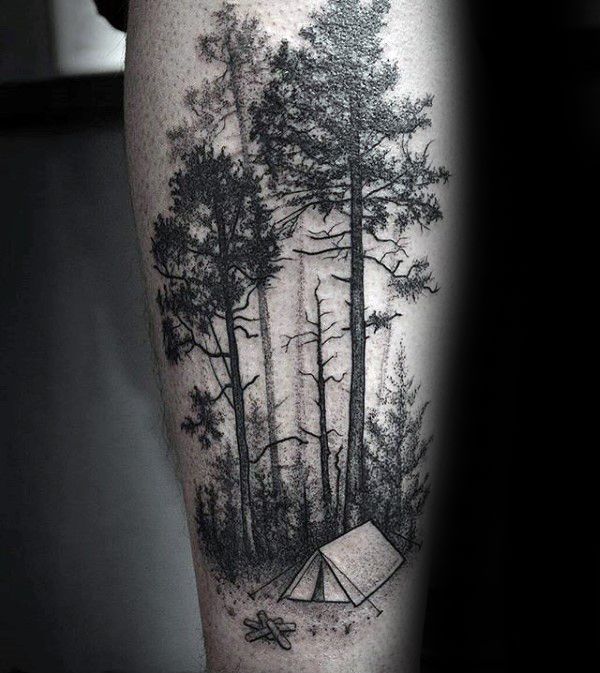 Camping Tattoos 86