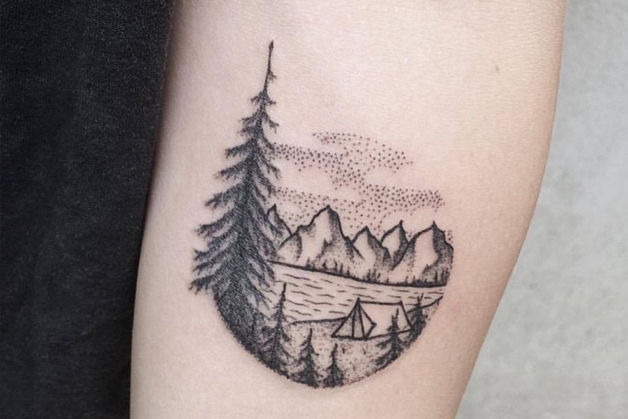 Camping Tattoos 89