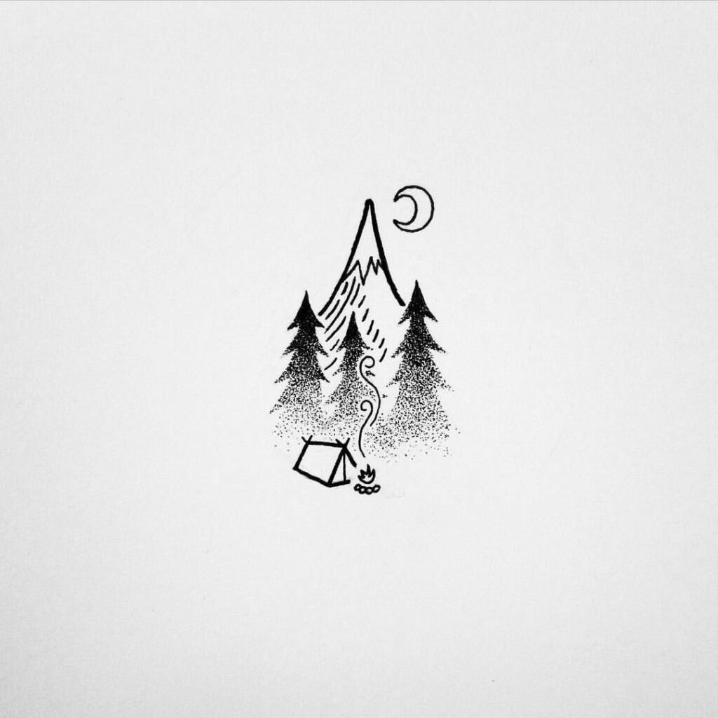 Camping Tattoos 99