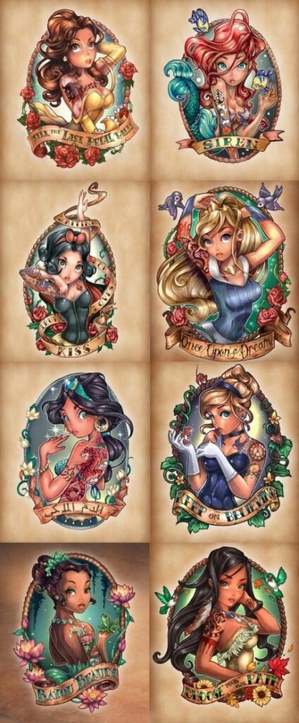 Disney Princess Tattoo 38